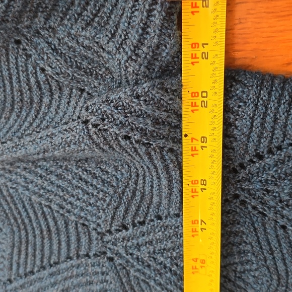 SONOMA BRAND WOMEN'S BLUE SCOOPNECK PULLOVER SWEATER SIZE LARGE - Picture 11 of 15